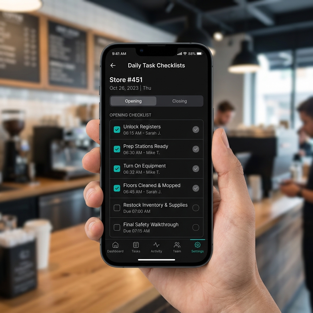 Opening & Closing Checklists