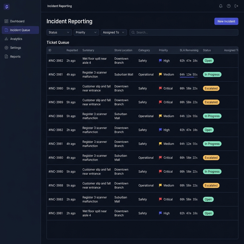 Incident Reporting