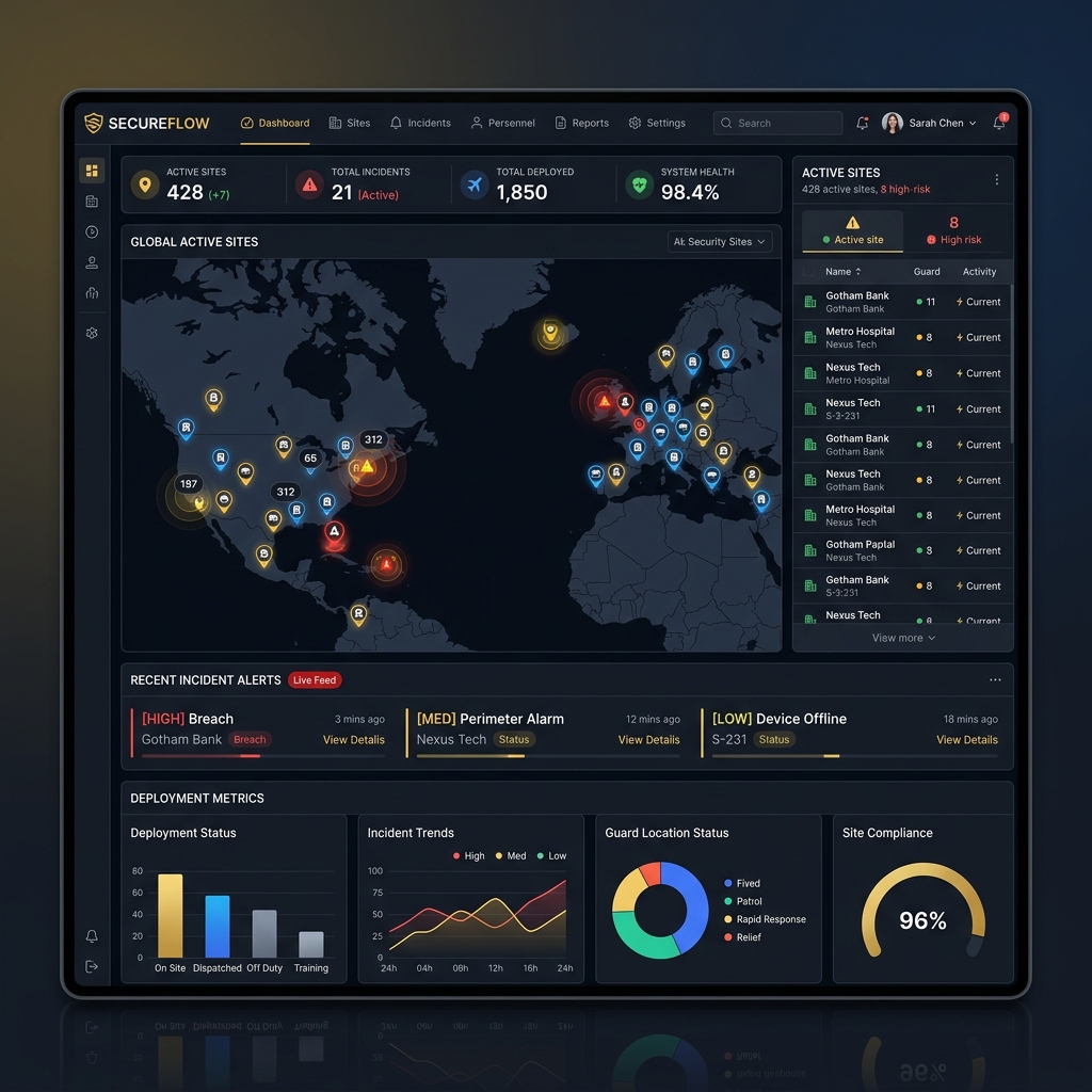 Multi-site Operations Dashboard