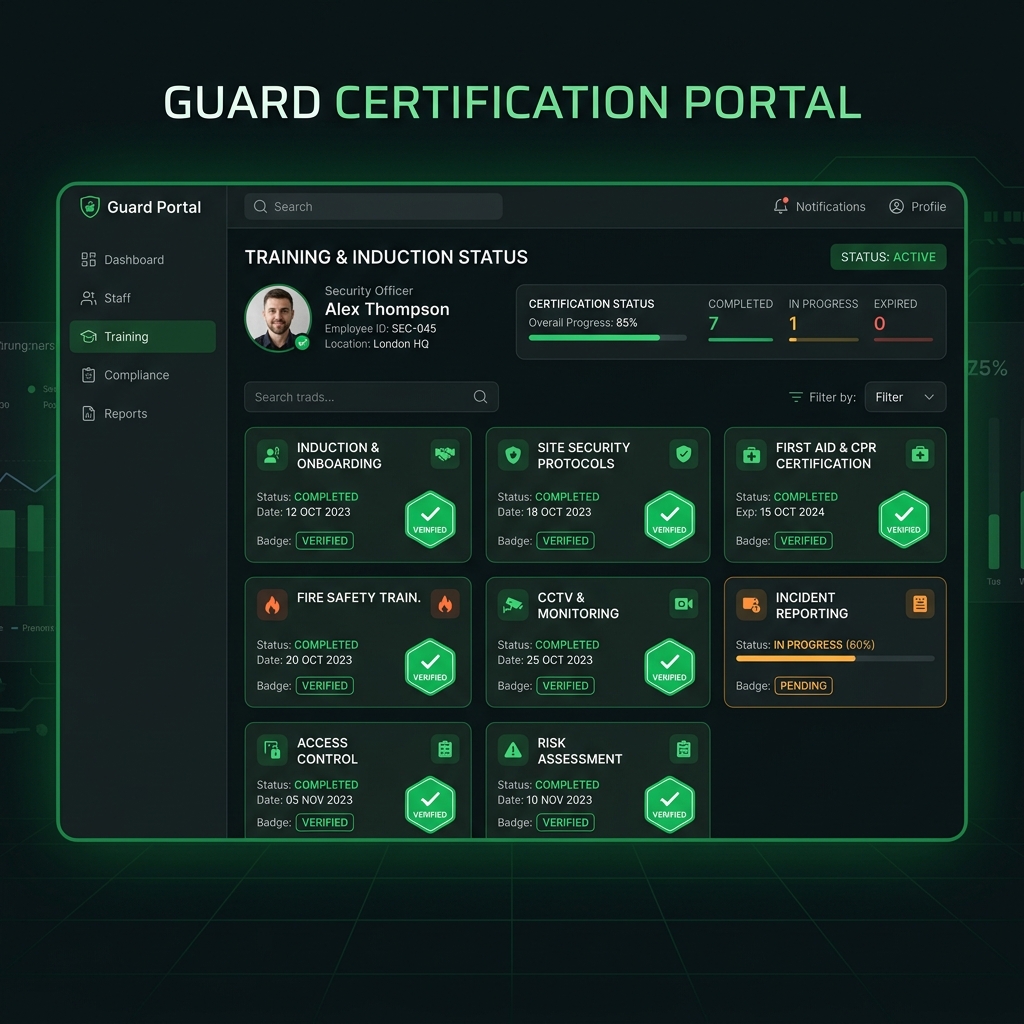 Guard Training & Induction
